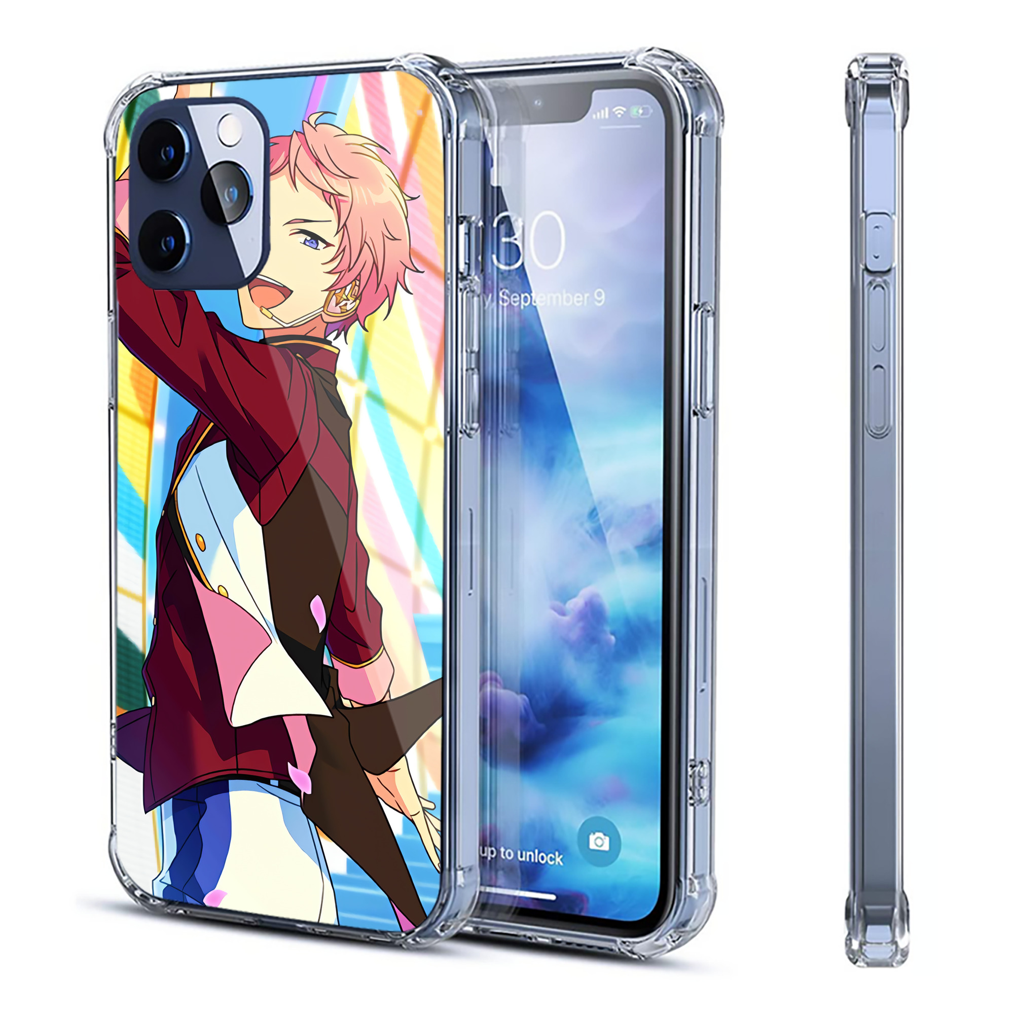 （画像用） あんさんぶるスターズ! Ensemble Stars 【iPhone 12シリーズ対応】透明スマホケース（クリアソフトケース）